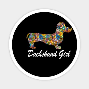 Dachshund Girl-Funny Dachshund Dog Lovers Magnet